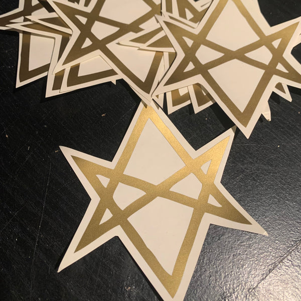 Golden Unicursal Hexagram